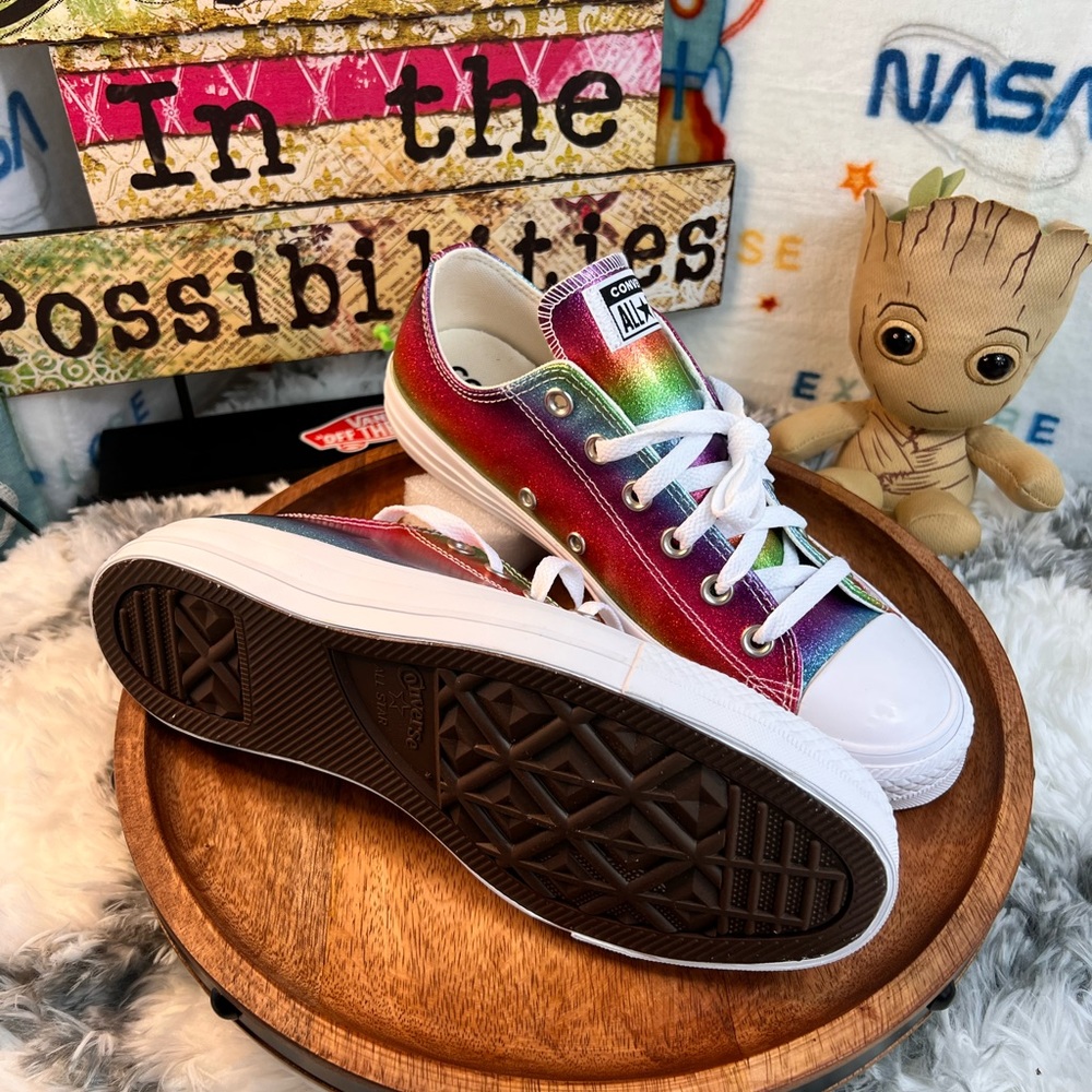 CONVERSE CTAS OX WHITE/PINK/EGRET - Picture 5 of 14